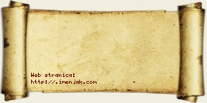 Omilj Kovač vizit kartica